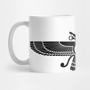 Faravahar - Zoroastrian symbol design -Zoroastrianism religion Mug